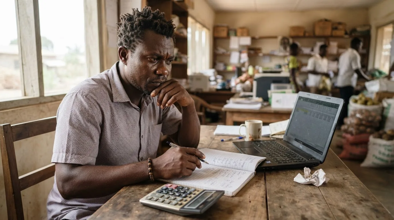 Indicative red-flagged figures that must be field-validated before any investment decision, because no current published Ghana cashew budget exists