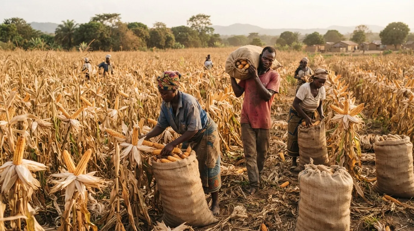 Shelling and drying harvested maize, the operation that protects grain quality and price