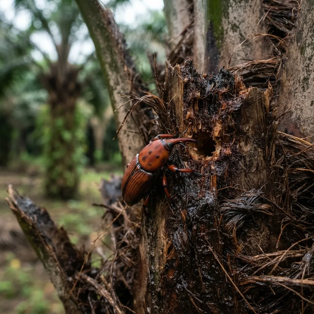 Red palm weevil, the world's most damaging palm pest