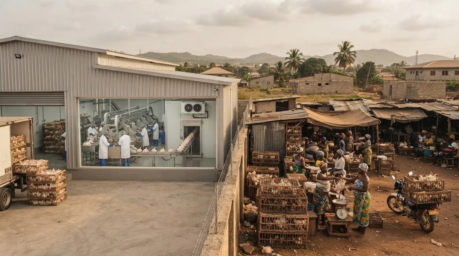 From day-old chick to dressed bird, the full broiler value chain in Ghana