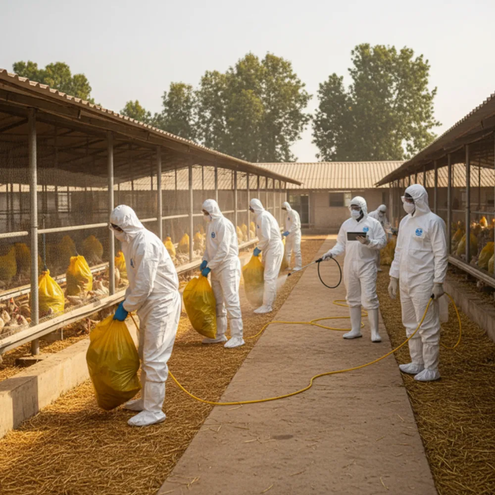 Highly pathogenic avian influenza, the notifiable H5N1 threat that triggers a whole-farm cull