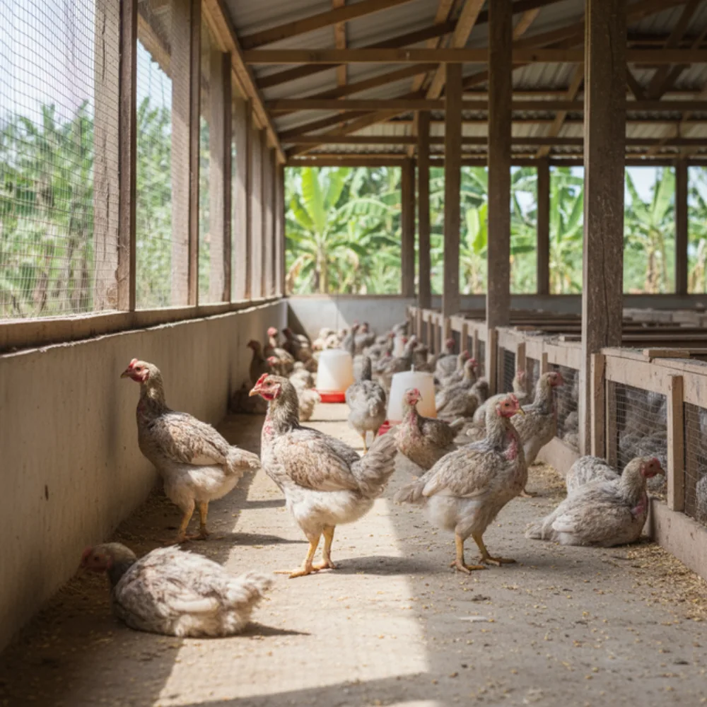 Newcastle disease, a fast untreatable virus that can empty an unvaccinated broiler house